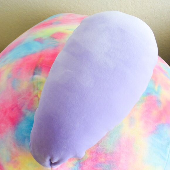 *Squishmallows* HUGE! 2021 - 24" - Rainbow Tie-Dye Platypus "Brindall" - Picture 8 of 11